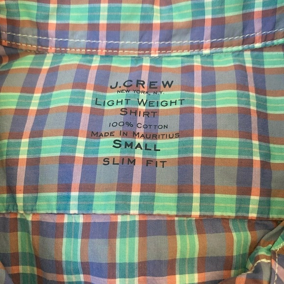 J. Crew light weight button down shirt slim fit - Picture 4 of 5